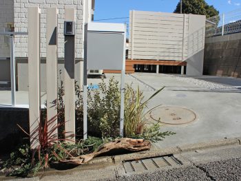 西海岸風のカッコいいお庭です 町田市 M様 横浜 川崎のエクステリア 工事なら新建エクスプランニング