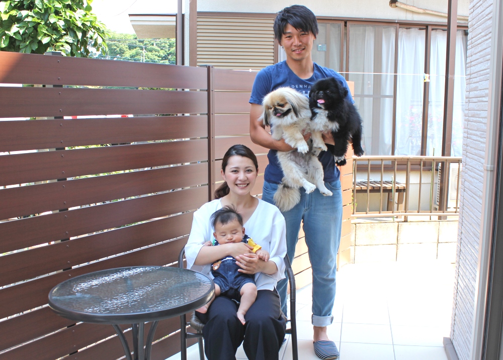 日野市|わんことの生活と子育てを楽しむためのお庭へ|A様邸|