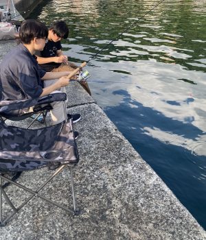 今どきっ子たちの釣り