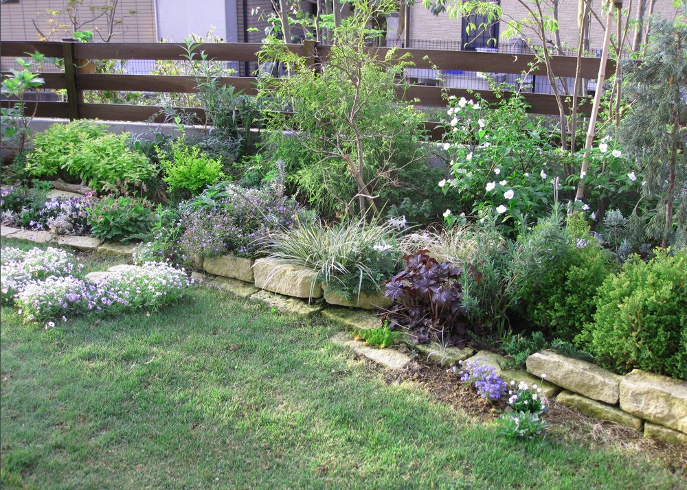 Beautiful lawn garden